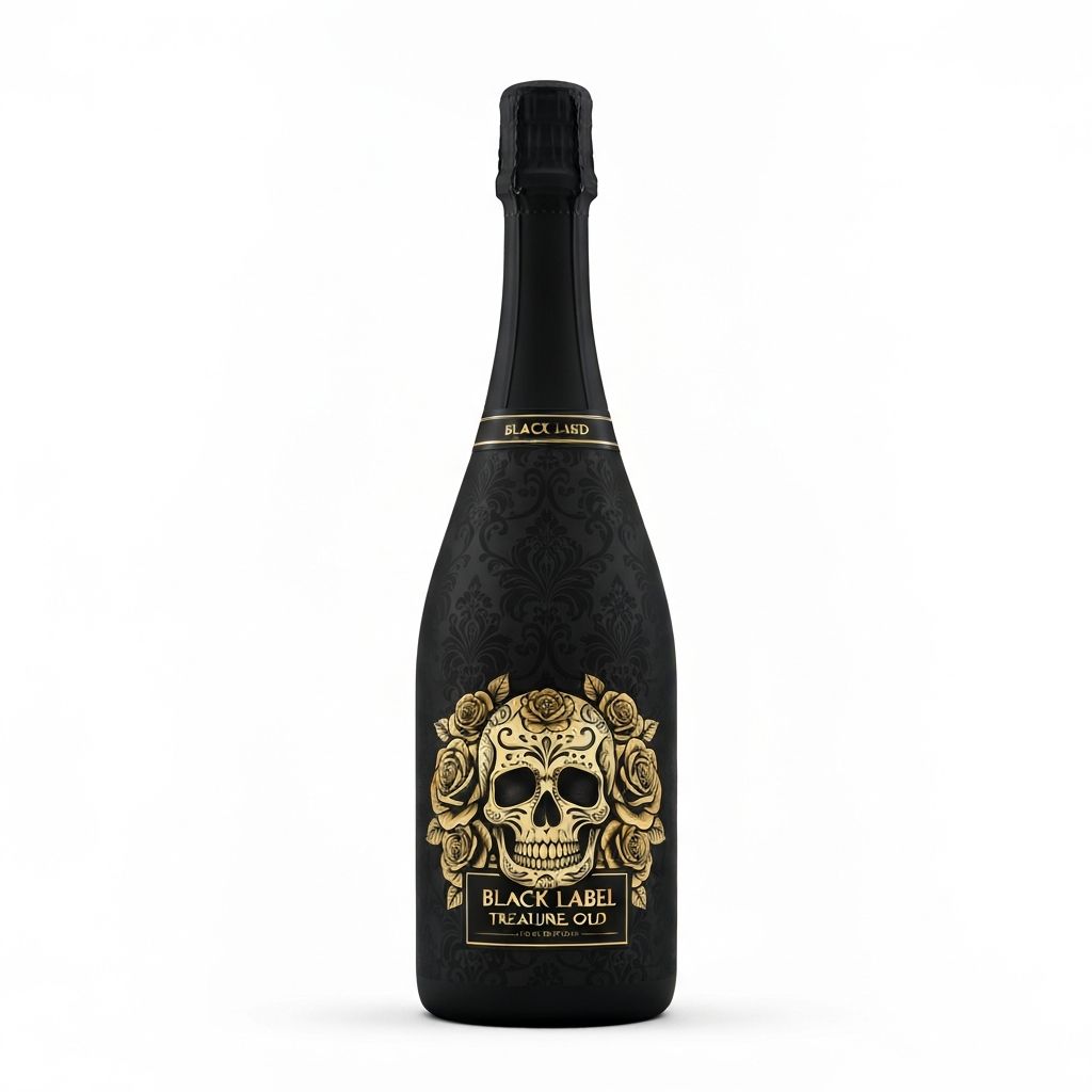 Treasure Gold Black Label limited edition bottle